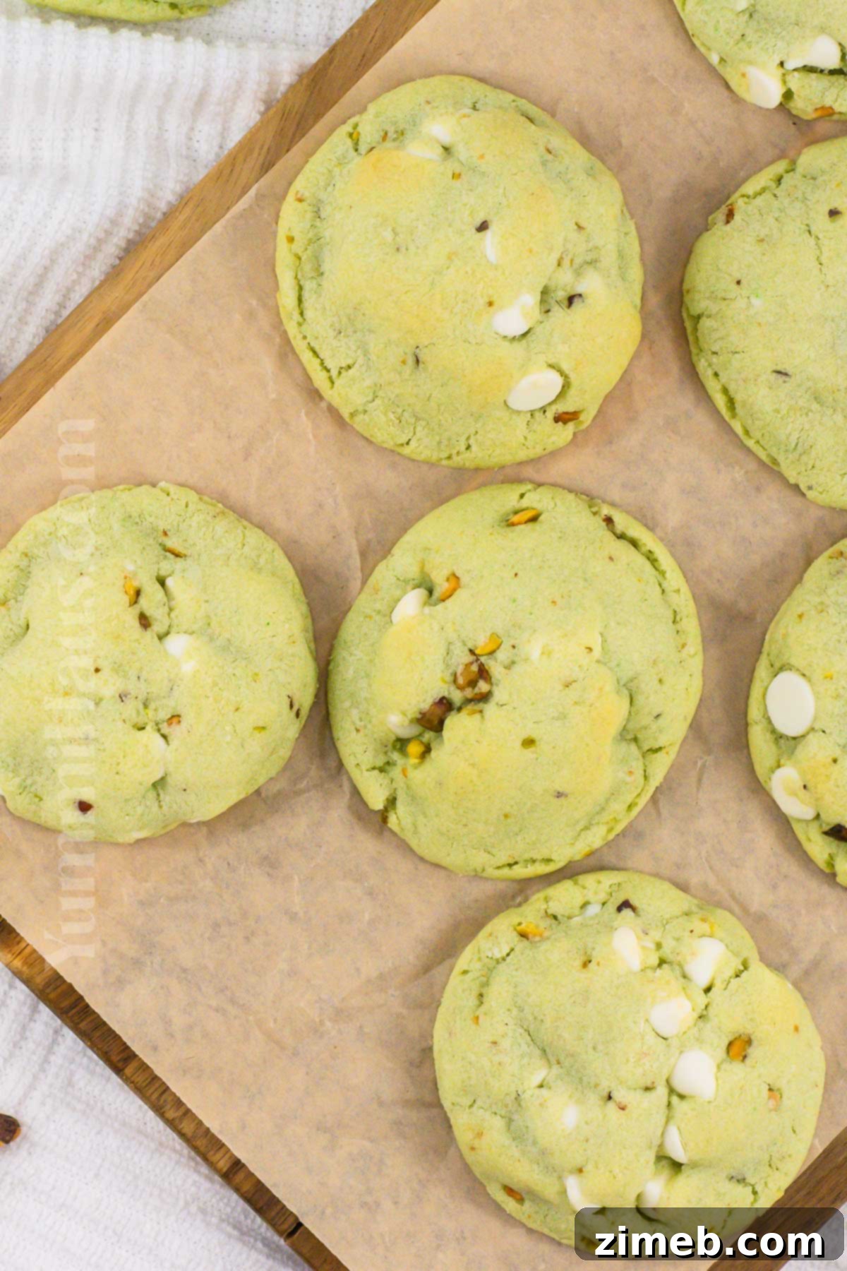 Dreamy Pistachio Pudding Cookies 15 pudding cookies with nuts