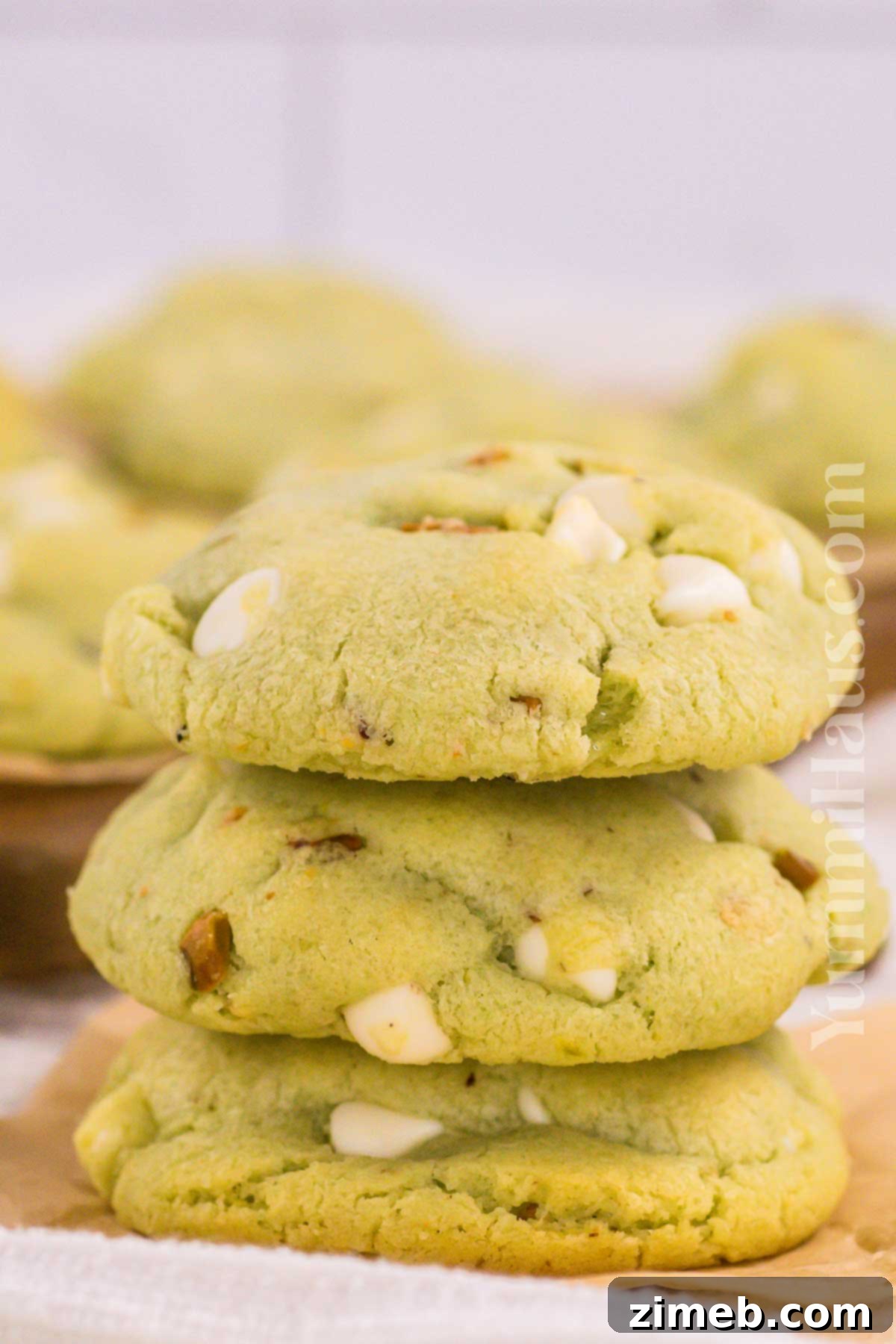 Dreamy Pistachio Pudding Cookies 8 pistachio dessert