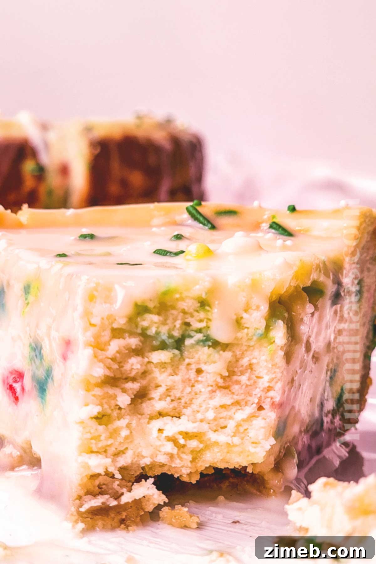 piece of holiday cheesecake