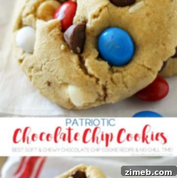 Stars and Stripes Cookie Dough Brownie Bars 11 Patriotic Chocolate Chip Cookies