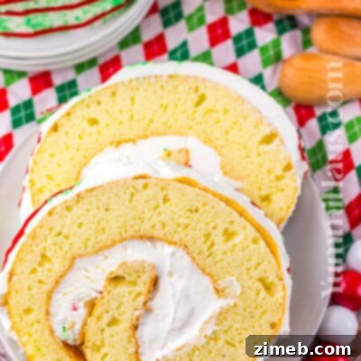 Christmas Yule Log 16 Christmas Cake Roll - Delicious Festive Dessert