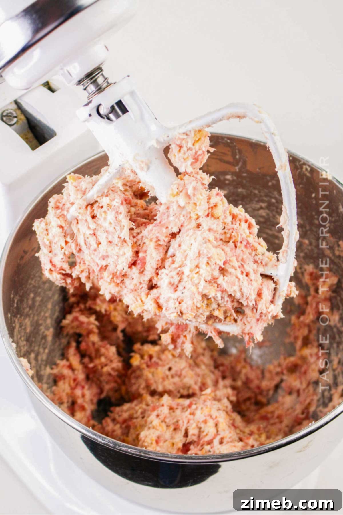 Cheesy Cheddar Bay Sausage Balls 6 How to make Cheddar Bay Sausage Balls step by step
