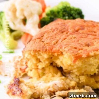 Chicken Cornbread Casserole