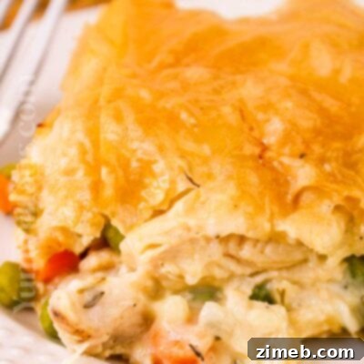 Chicken Pot Pie with Phyllo Dough