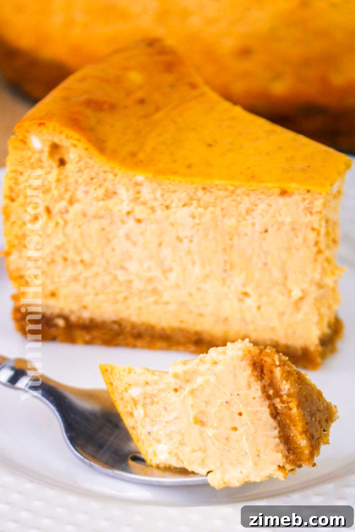 Cheesecake Factory-Inspired Pumpkin Cheesecake 15 Finished Pumpkin Cheesecake recipe
