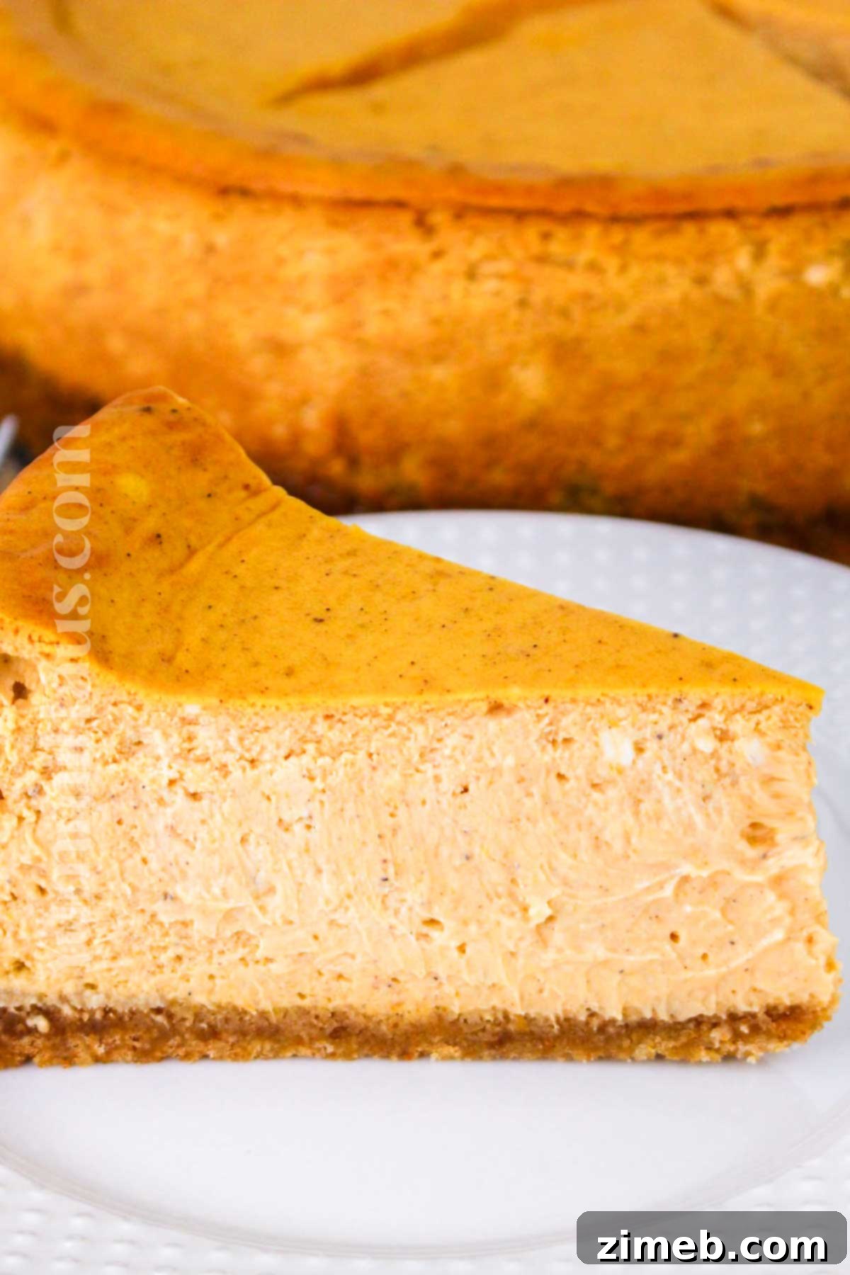 Cheesecake Factory-Inspired Pumpkin Cheesecake 9 Pumpkin Cheesecake - Cheesecake Factory Copycat Recipe