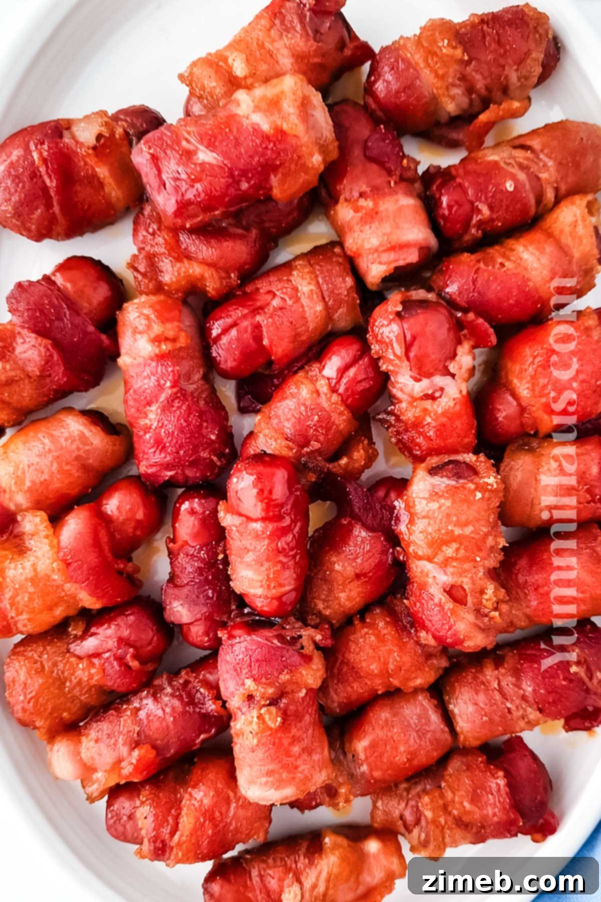 Smoky Bacon Delights 15 little sausages with bacon