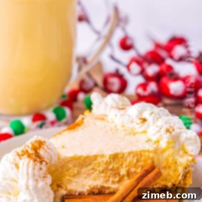 No-Bake Eggnog Pie