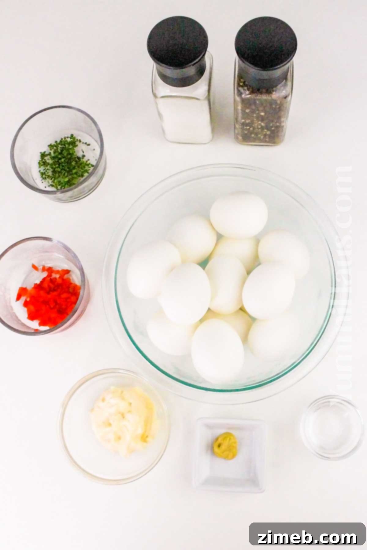 Merry & Bright Deviled Eggs 4 Ingredients for Christmas Deviled Eggs