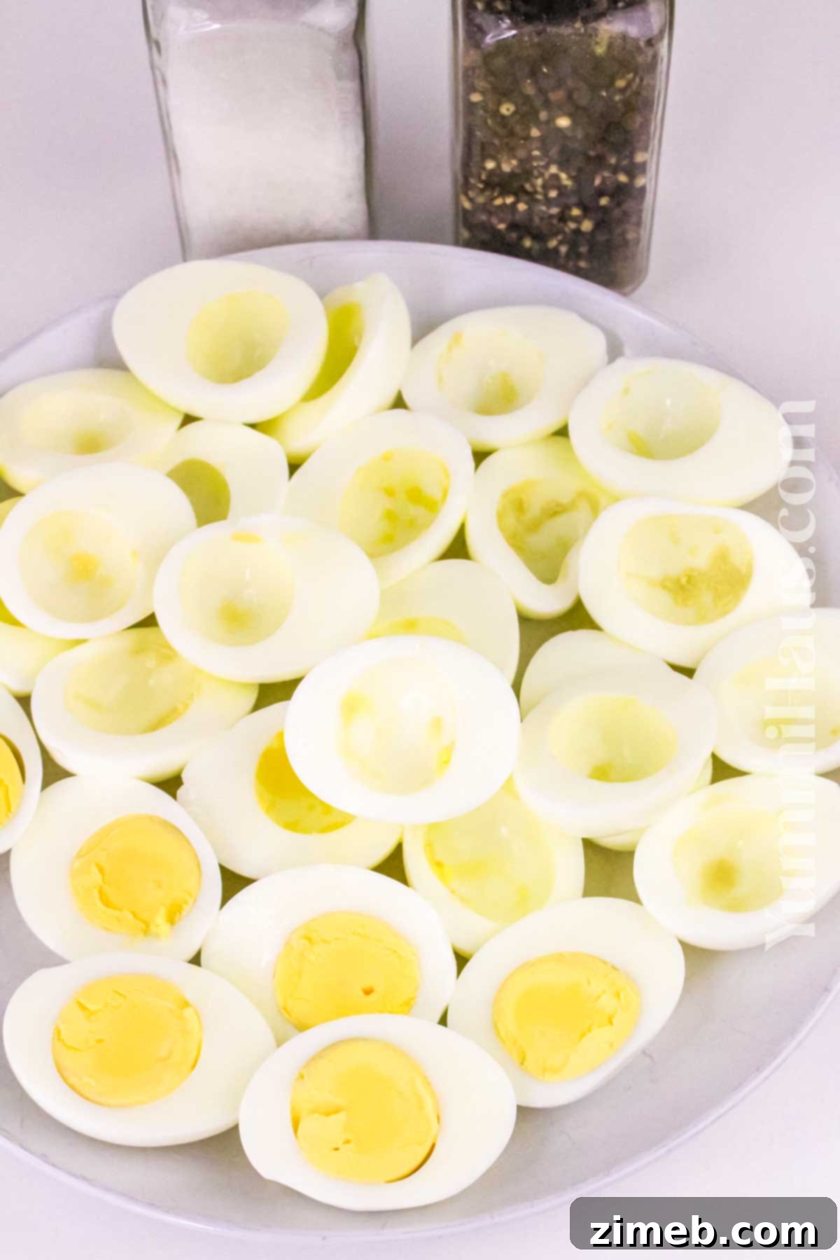 Merry & Bright Deviled Eggs 5 Slicing Hard-Boiled Eggs