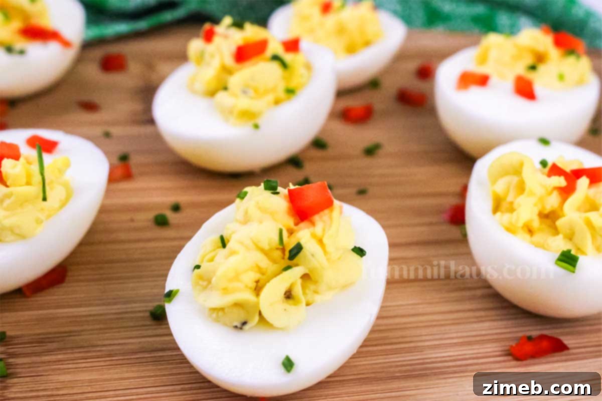 Merry & Bright Deviled Eggs 9 Christmas Deviled Eggs as a holiday appetizer