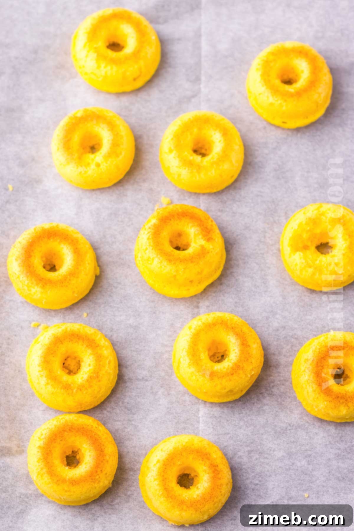 Yuletide Donuts 6 baked mini cake donuts