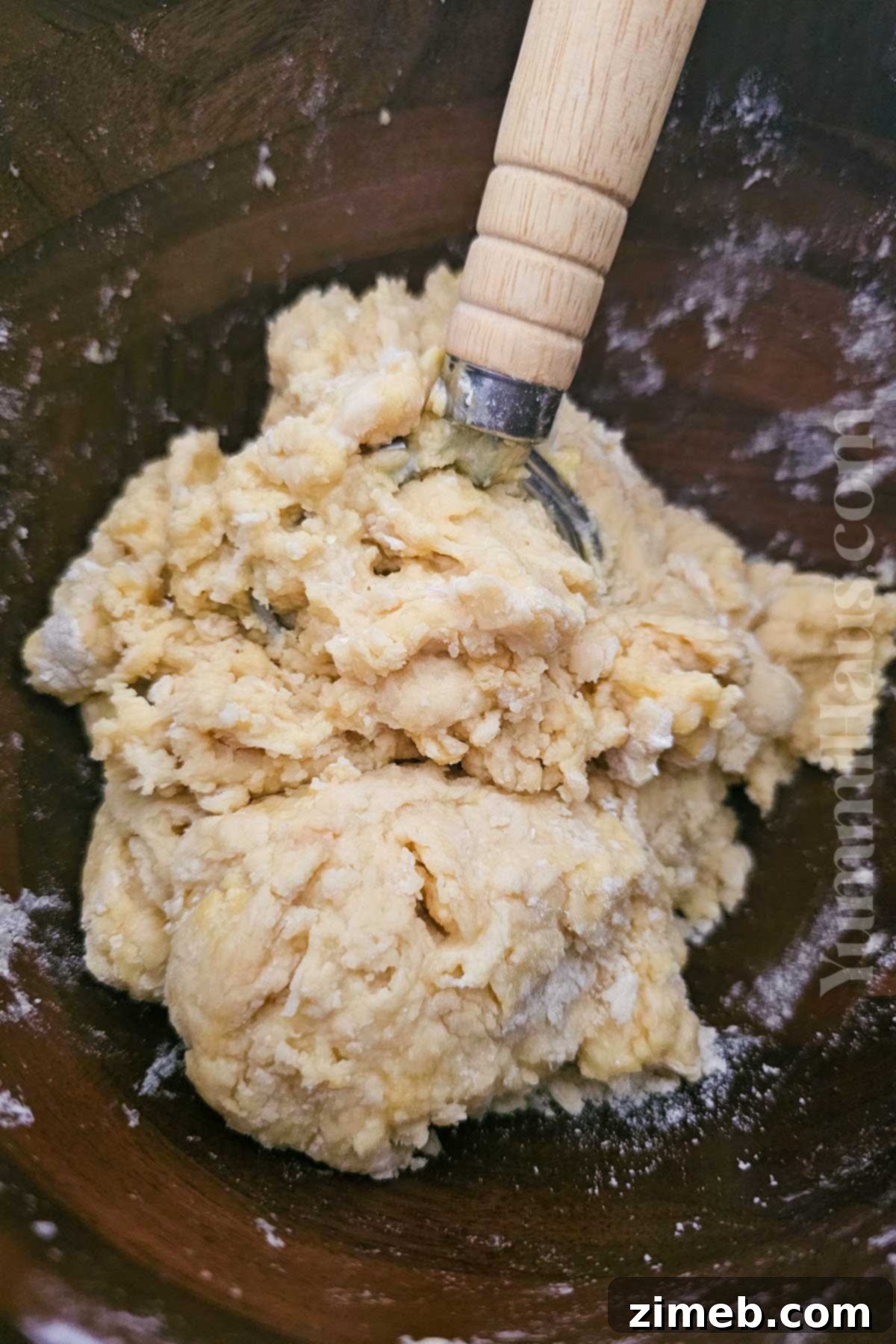 Fluffy Hawaiian Sweet Rolls 6 mixing the dough
