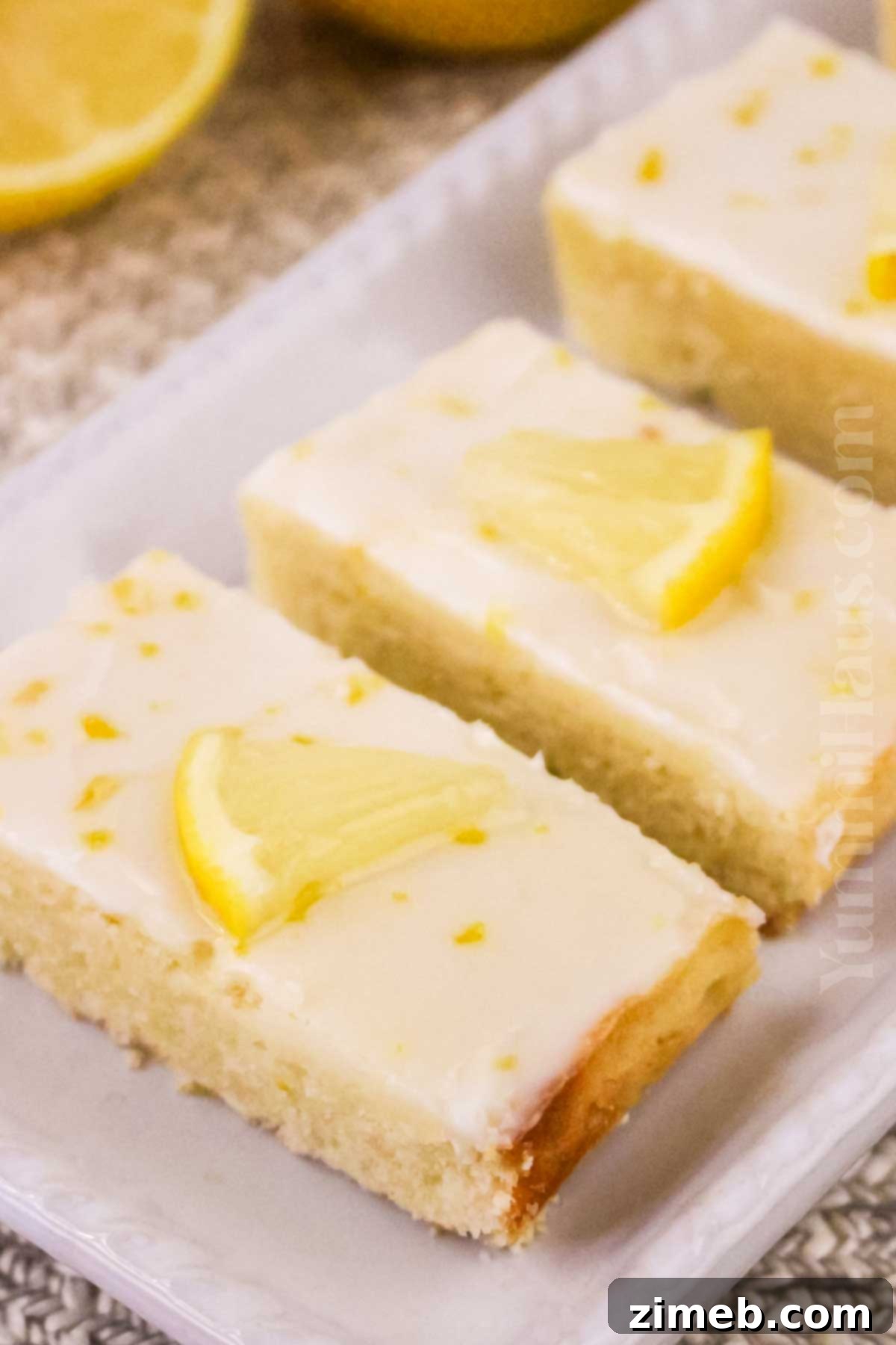 Sunshine Lemon Cookie Bars 15 lemon dessert recipe