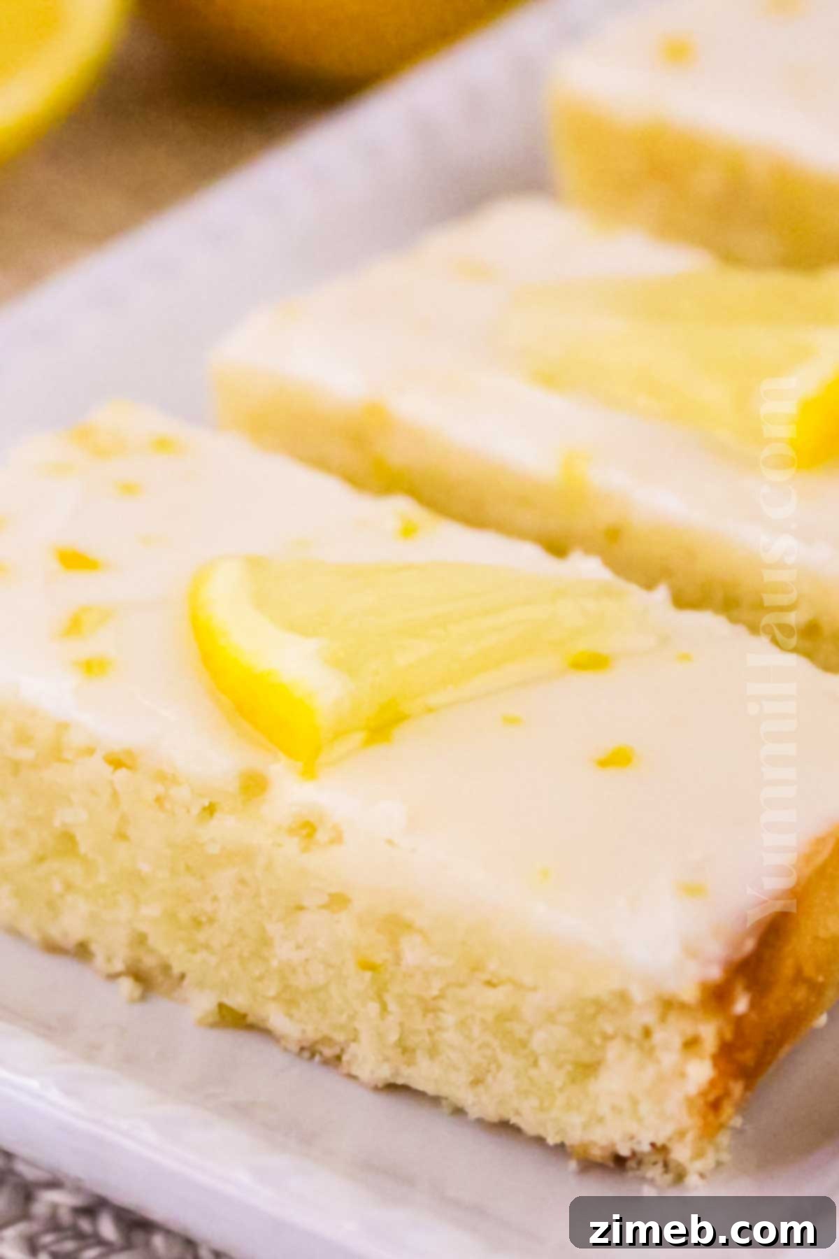 Sunshine Lemon Cookie Bars 7 easy citrus dessert