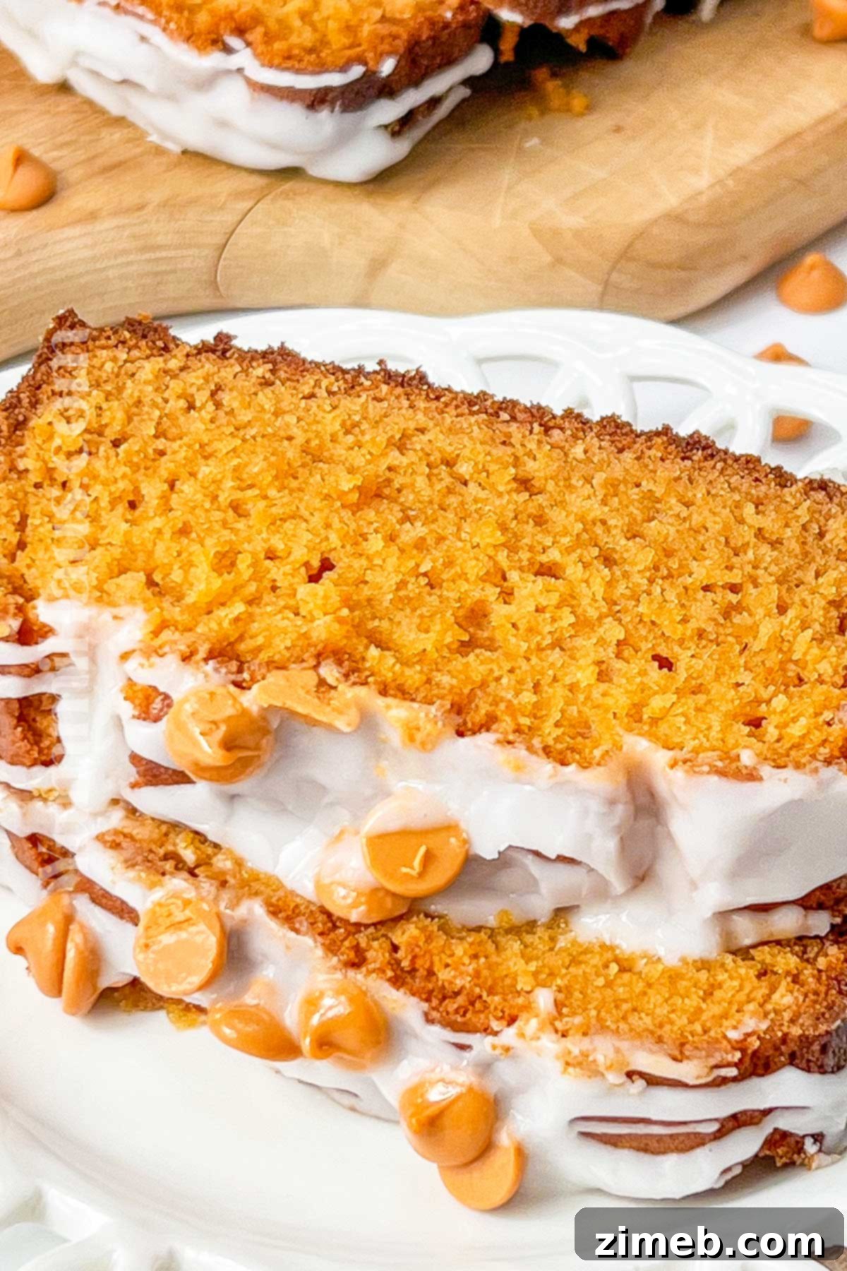 Delicious quick bread dessert, perfect for any time of day.