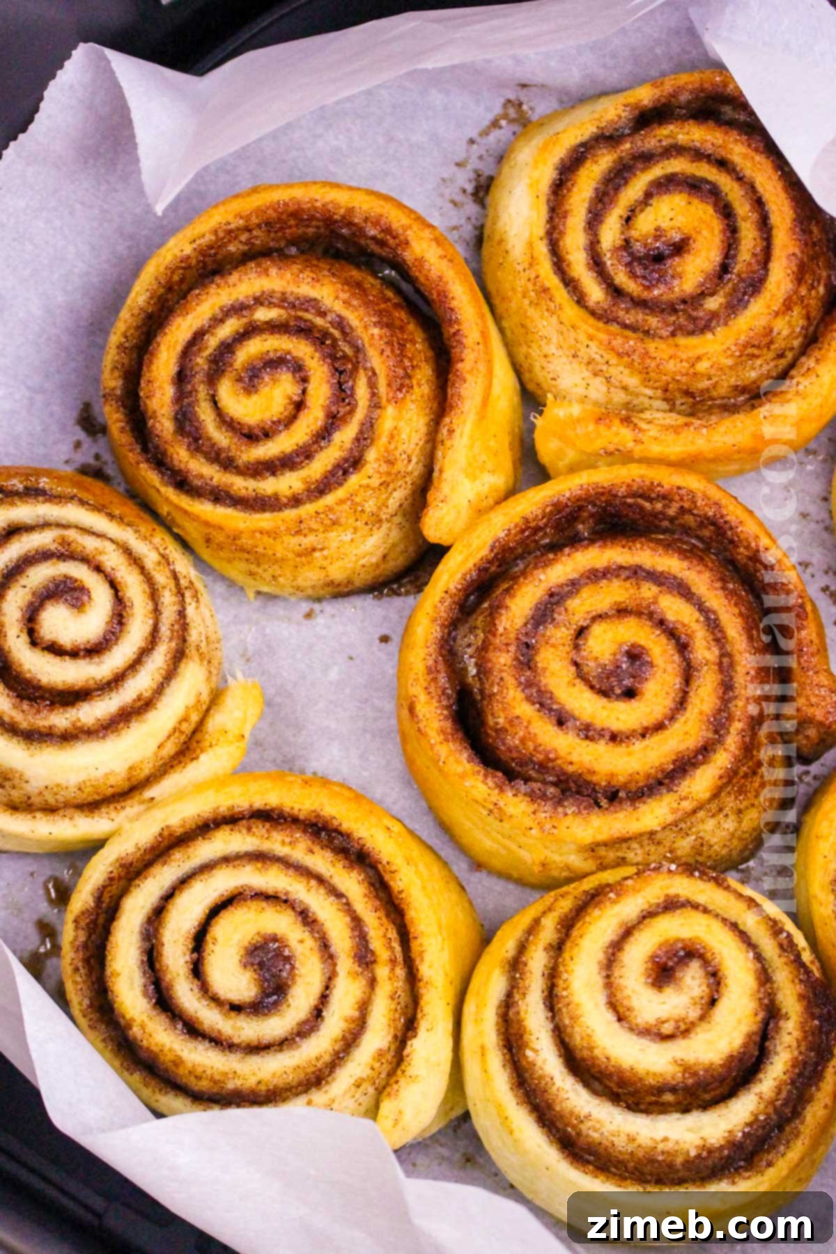 Easy Air Fryer Cinnamon Rolls 8 how to make Cinnamon Rolls in Air Fryer