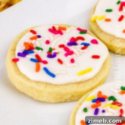 Sweetly Iced Shortbread Delights 16 Frosted Shortbread Cookies