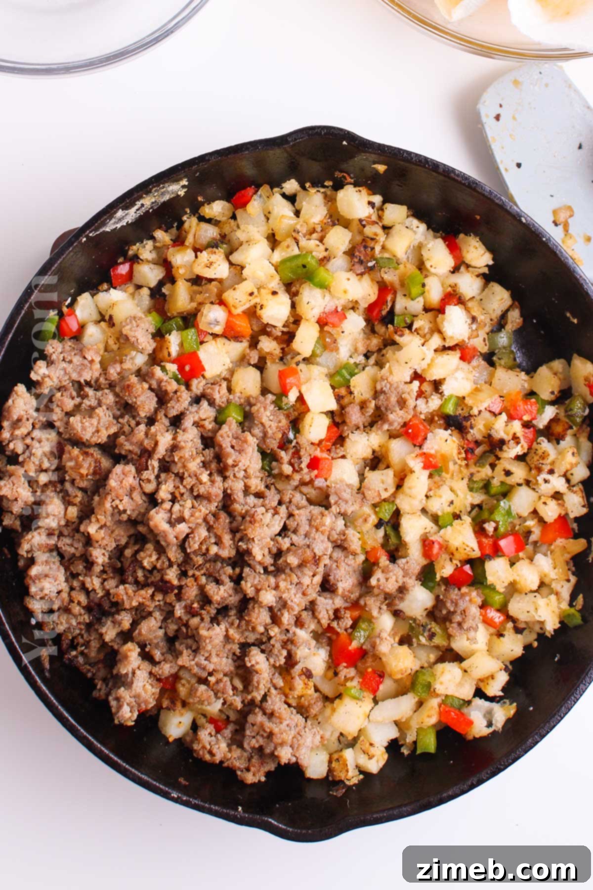 Rise & Shine Hash 6 Finished Breakfast Hash ready to serve