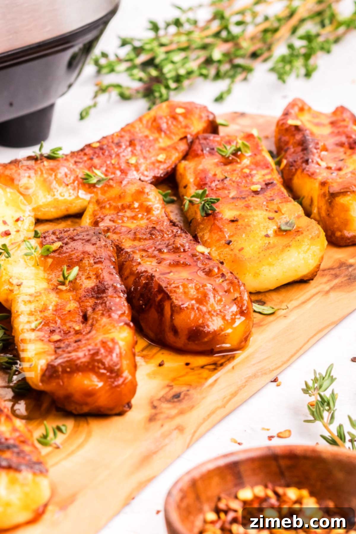 Crispy Air Fryer Halloumi 14 Air Fryer Halloumi recipe presentation