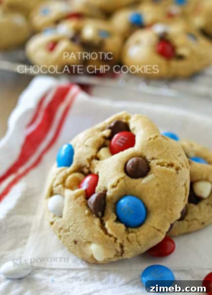 Deconstructed Cherry Pie 7 The best chocolate chip cookies: No-chill Patriotic Chocolate Chip Cookies, a favorite recipe for any occasion.