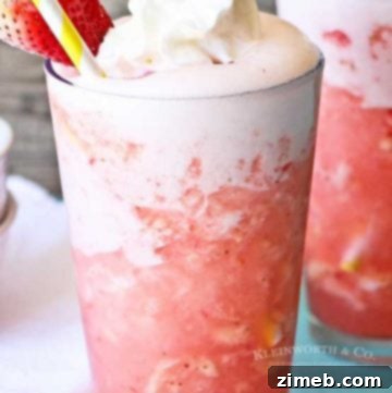 summer drinks -Strawberry Pineapple Slush