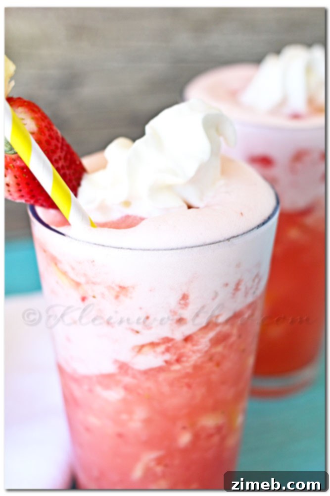 Strawberry Pineapple Slush