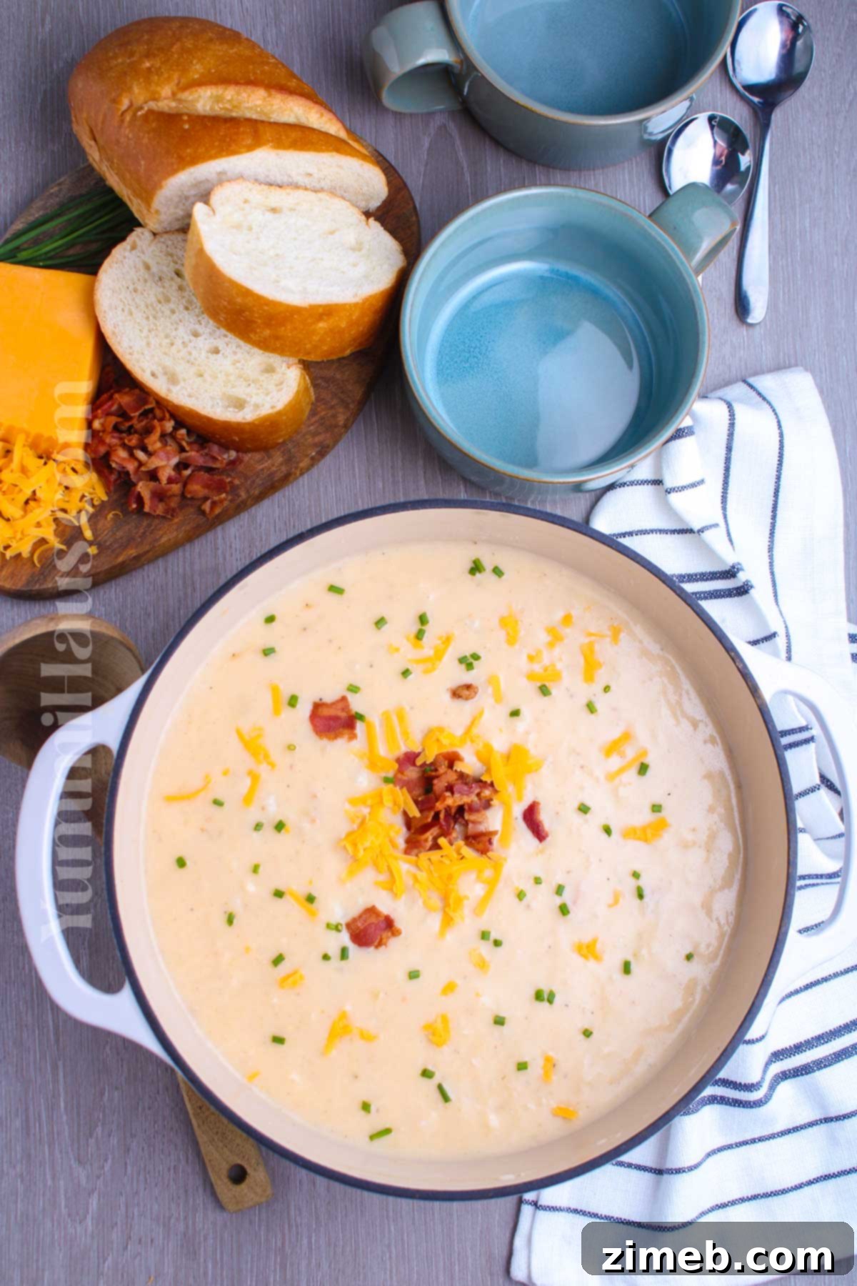 Ultimate Loaded Potato Soup 14 Loaded Baked Potato Soup recipe
