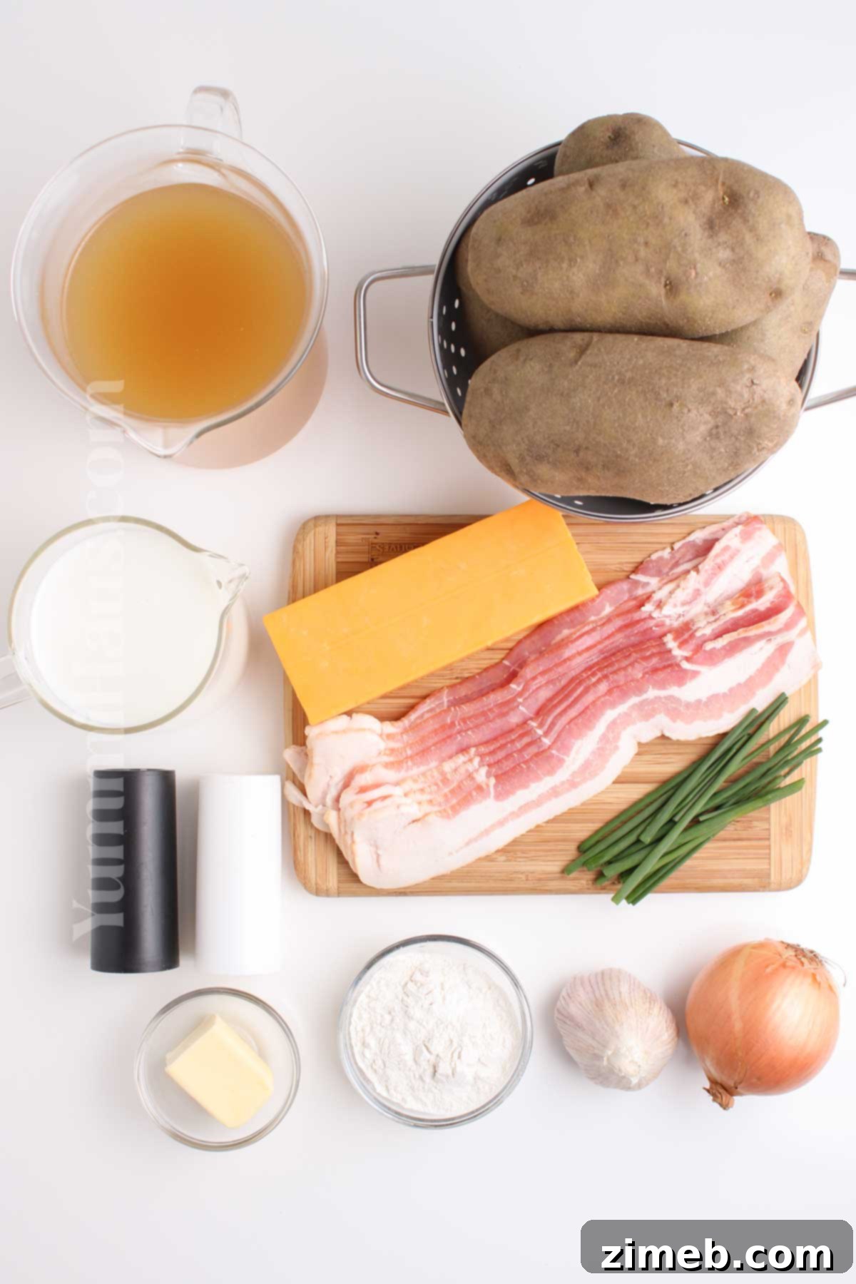 Ultimate Loaded Potato Soup 4 Loaded Baked Potato Soup ingredients