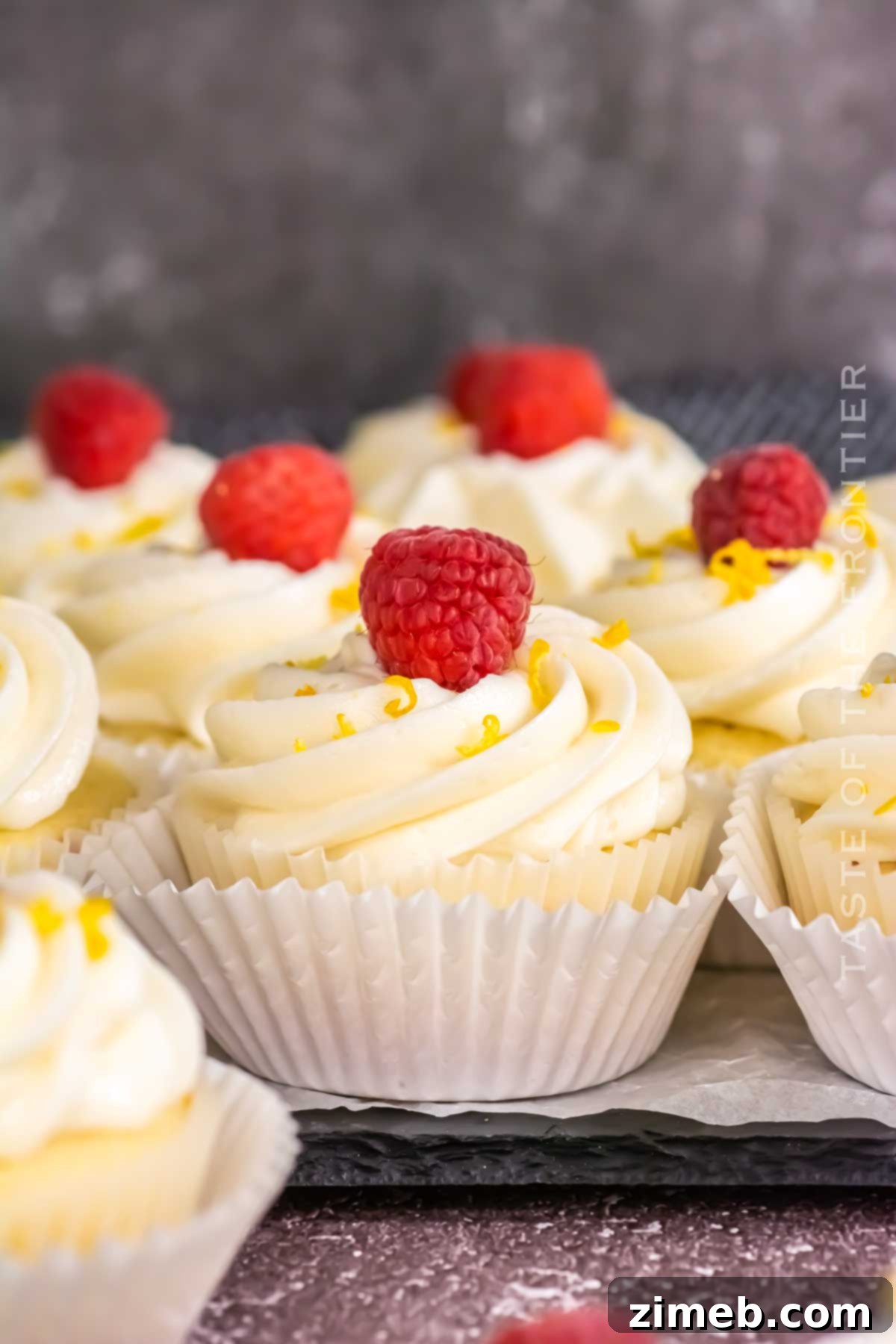 Zesty Lemon & Raspberry Delights 3 Lemon and Raspberry Cupcake recipe
