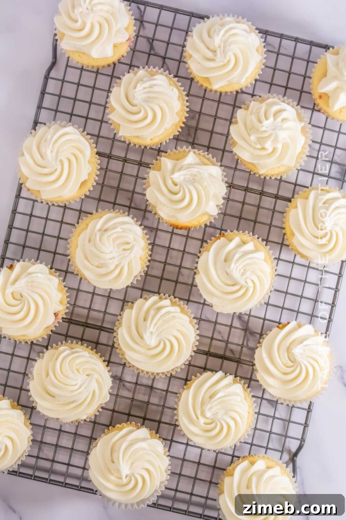 Zesty Lemon & Raspberry Delights 7 decorated cupcakes