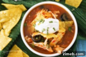 Slow Cooked Comfort Chicken Pie 13 Slow Cooker Chicken Tortilla Soup with all the fixings