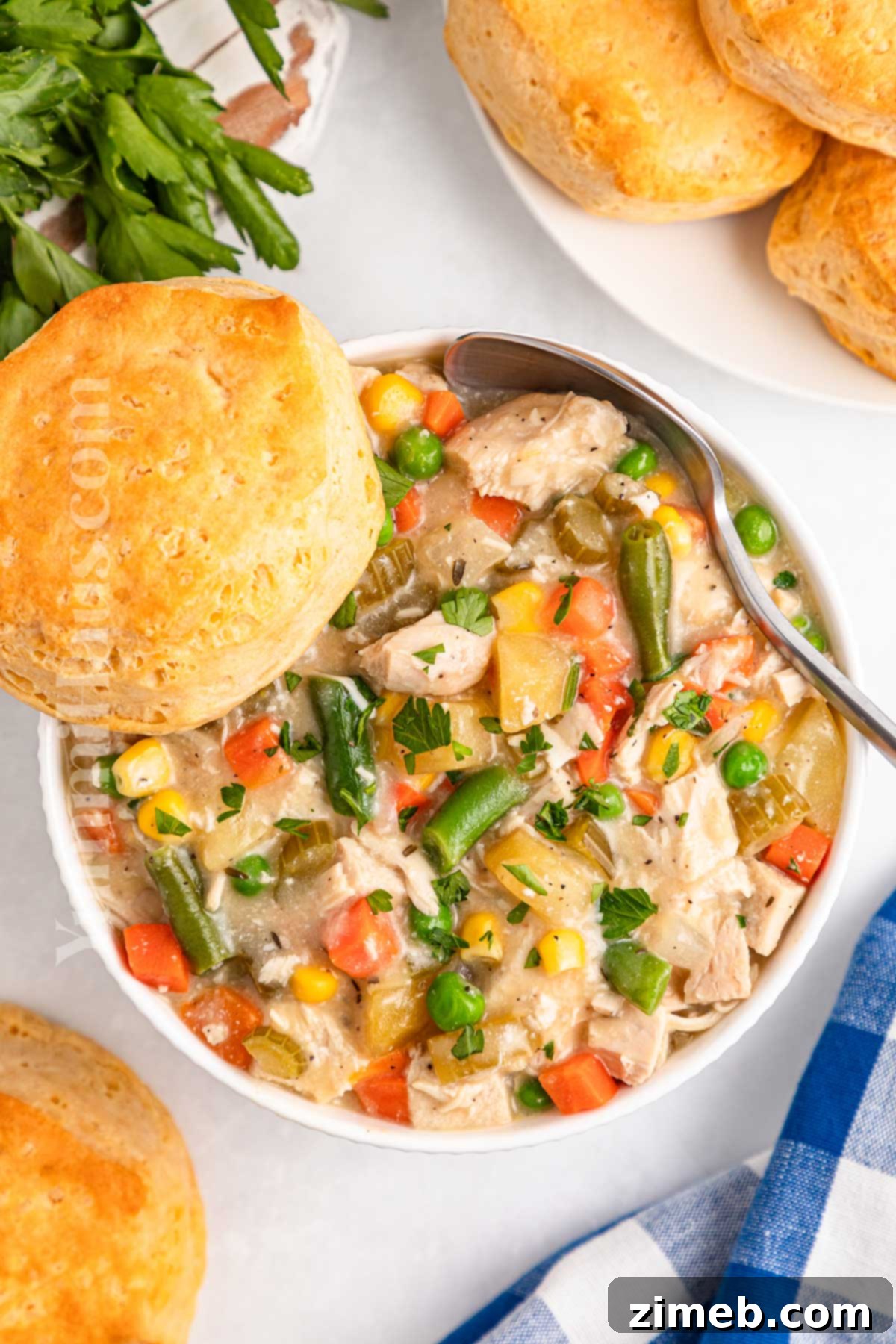 Slow Cooked Comfort Chicken Pie 15 Hearty winter dinner, Slow Cooker Chicken Pot Pie