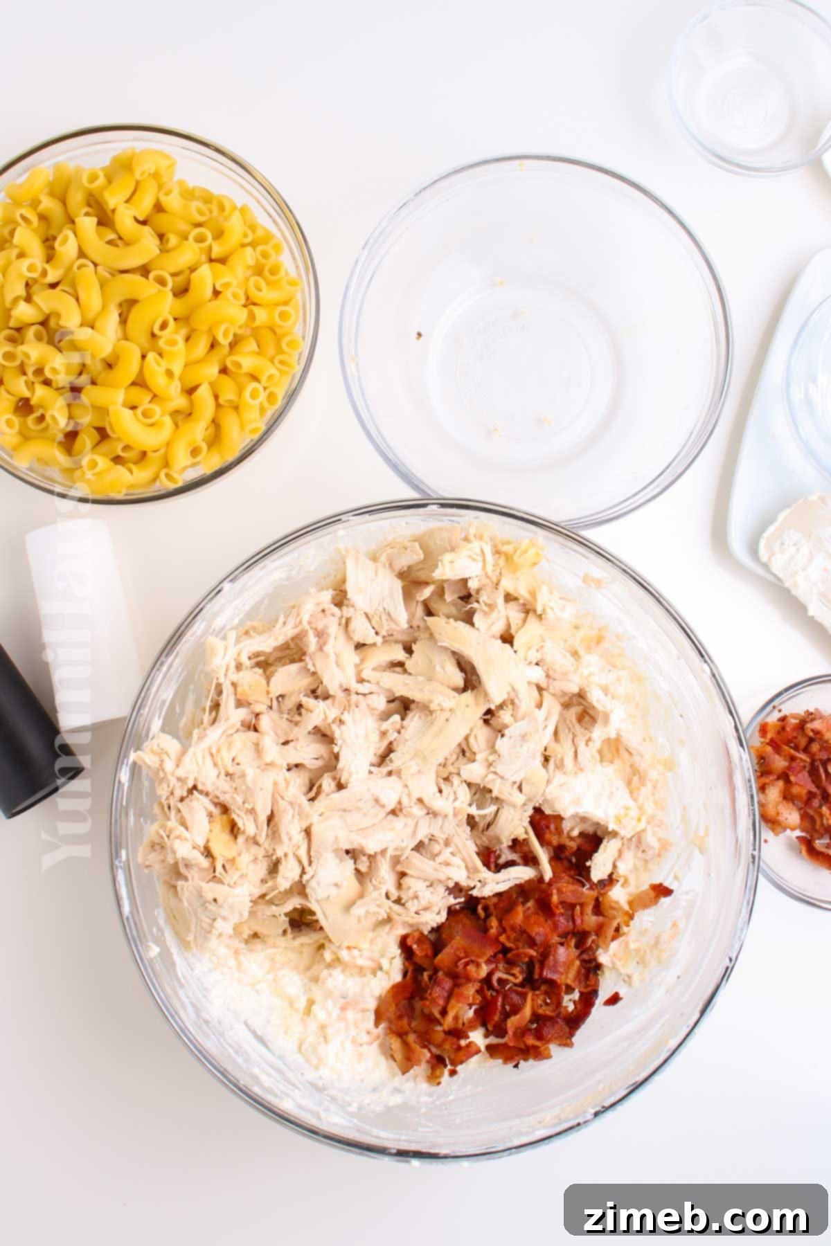 How to make creamy Crack Chicken Casserole step by step