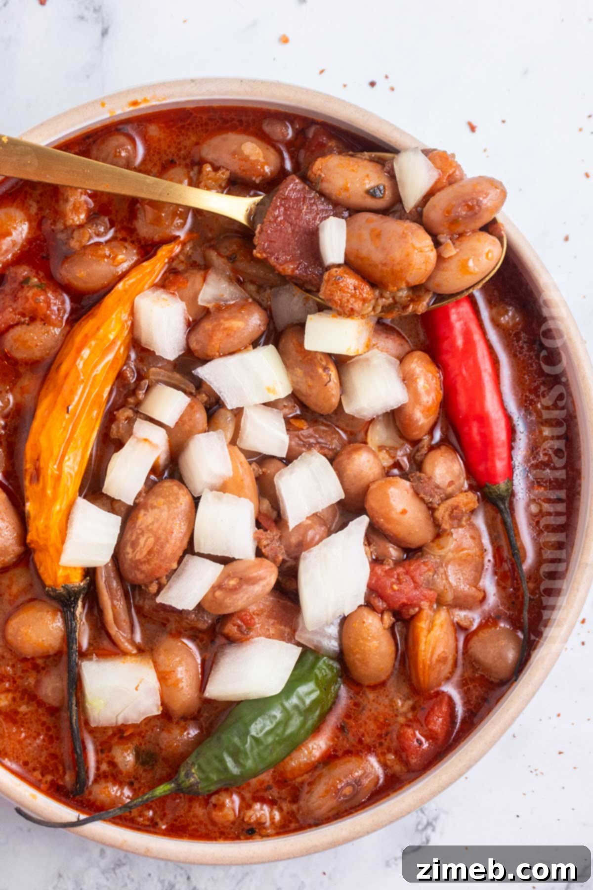 Rustic Cowboy Beans 2 Frijoles Charros: Traditional Mexican Cowboy Beans