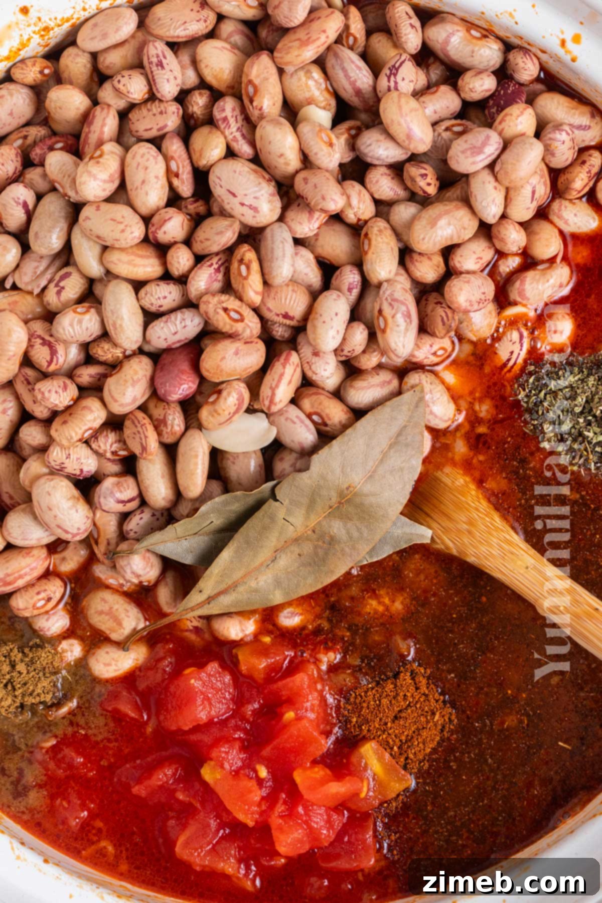 Rustic Cowboy Beans 7 How to prepare Frijoles Charros step-by-step
