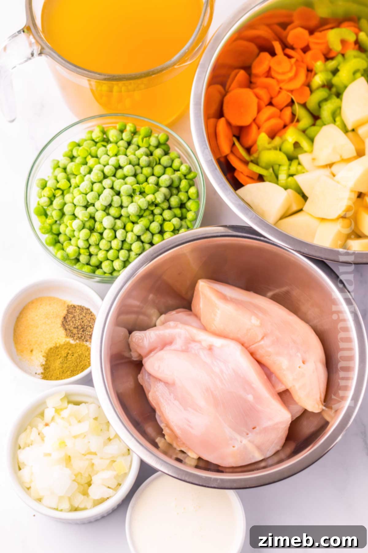 Comforting Slow Cooker Chicken Stew 4 Slow Cooker Chicken Stew ingredients