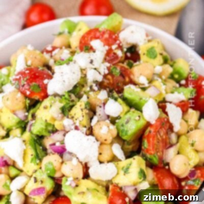 Creamy Vegetable Lasagna 12 Chickpea Avocado Salad
