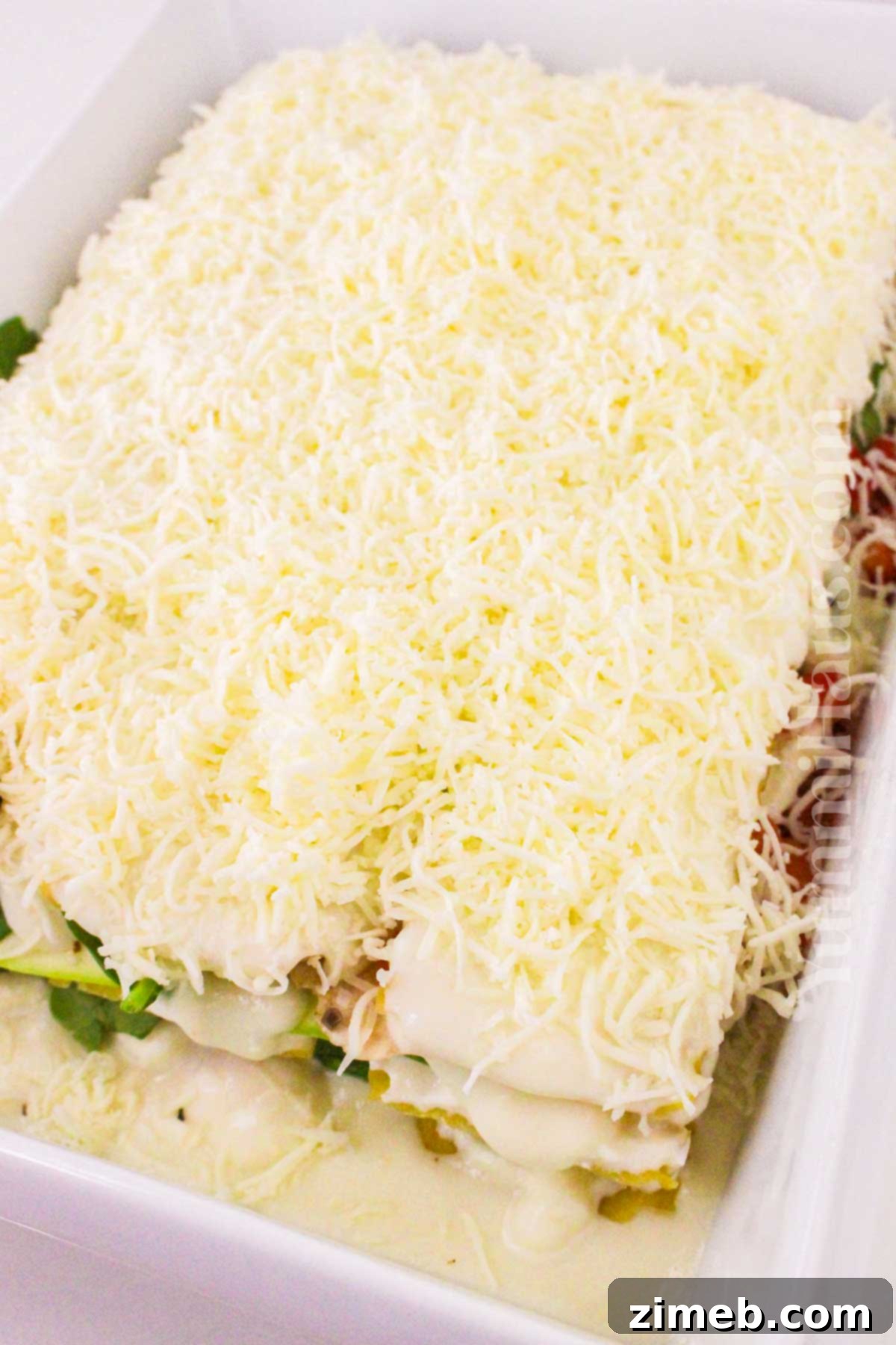 Creamy Vegetable Lasagna 8 how to make Vegetable Lasagna in White Sauce
