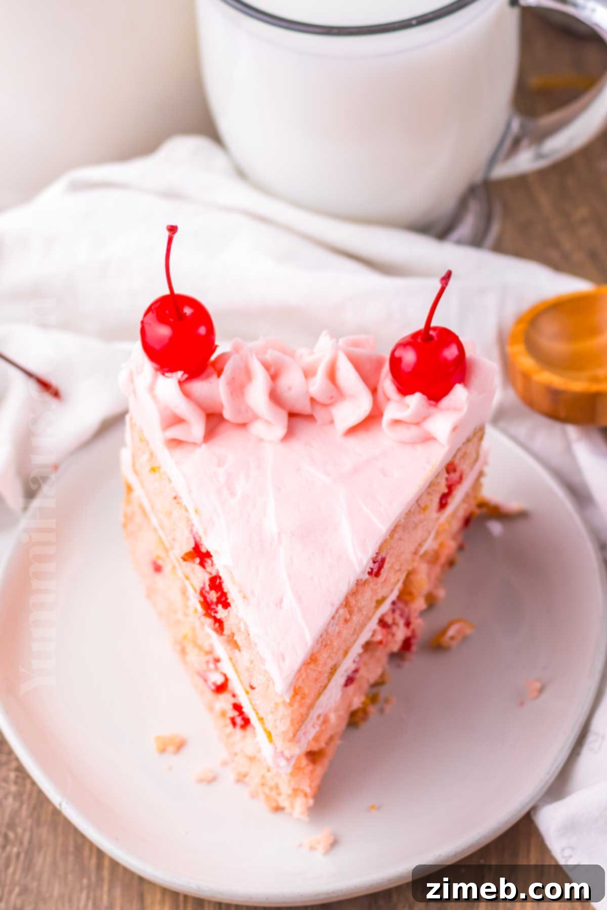 Cherry Confetti Cake 15 Vintage cherry dessert recipe image