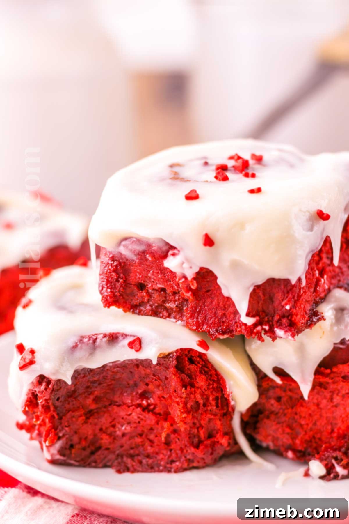 Red Velvet Cinnamon Rolls