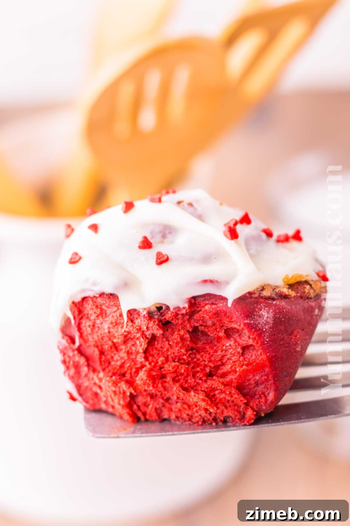 Red Velvet Cinnamon Rolls recipe
