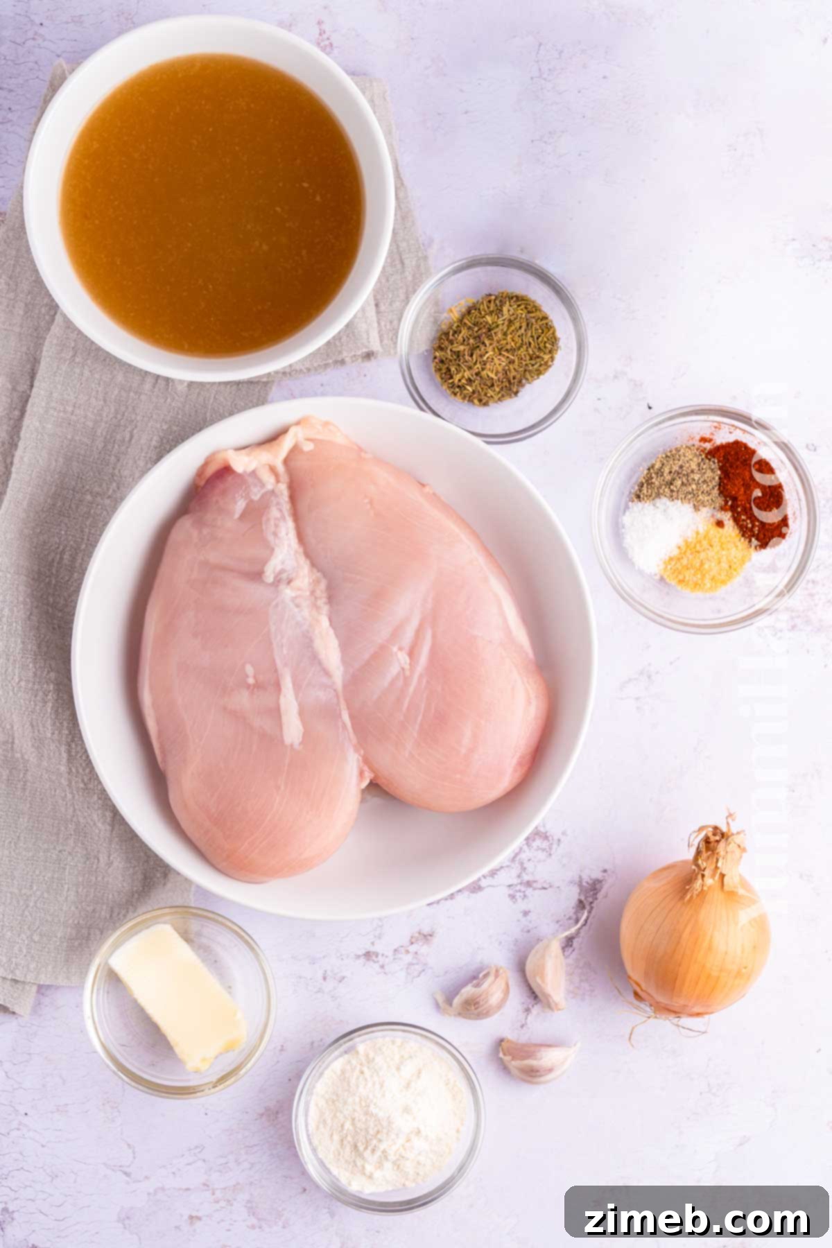 Homestyle Chicken with Silky Gravy 4 Ingredients for Easy Chicken and Gravy Recipe