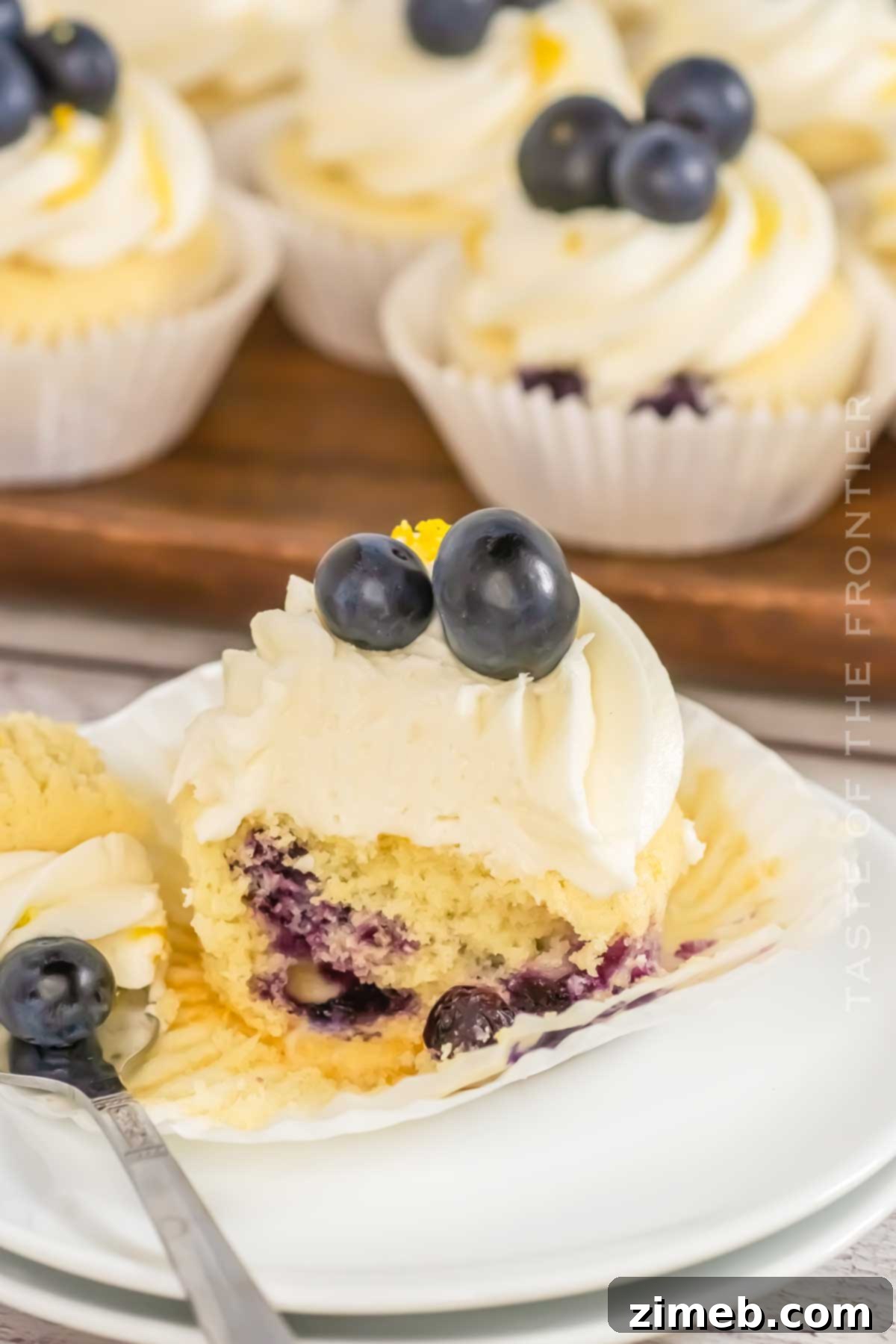 Zesty Blueberry Delight Cupcakes 9 lemon blueberry dessert