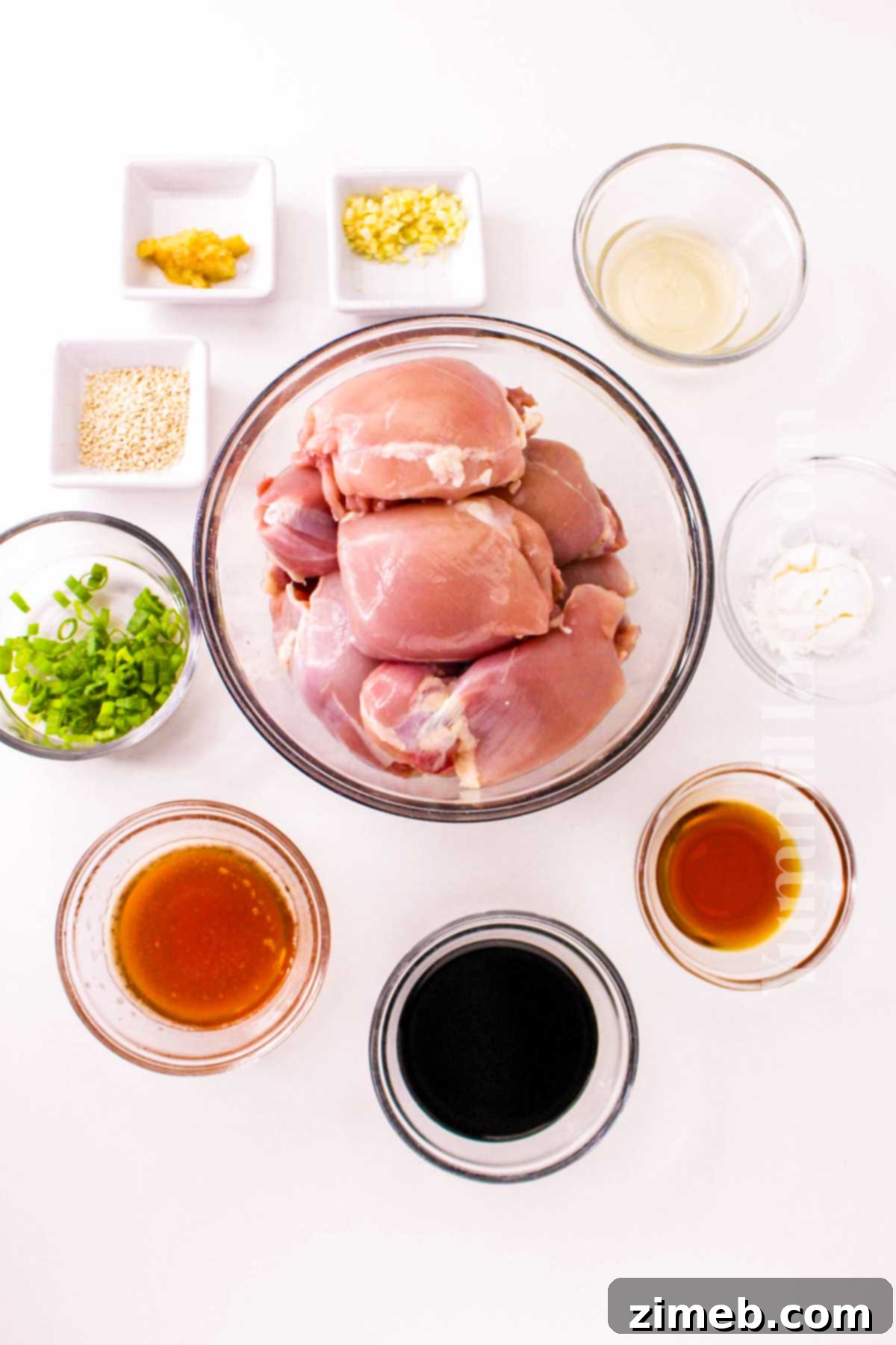 Crispy Air Fryer Teriyaki Chicken Thighs 4 Air Fryer Teriyaki Chicken ingredients