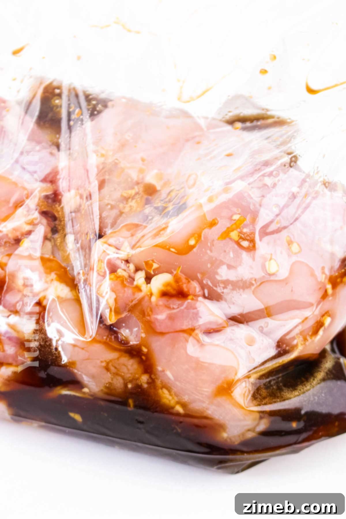 Crispy Air Fryer Teriyaki Chicken Thighs 5 chicken marinade