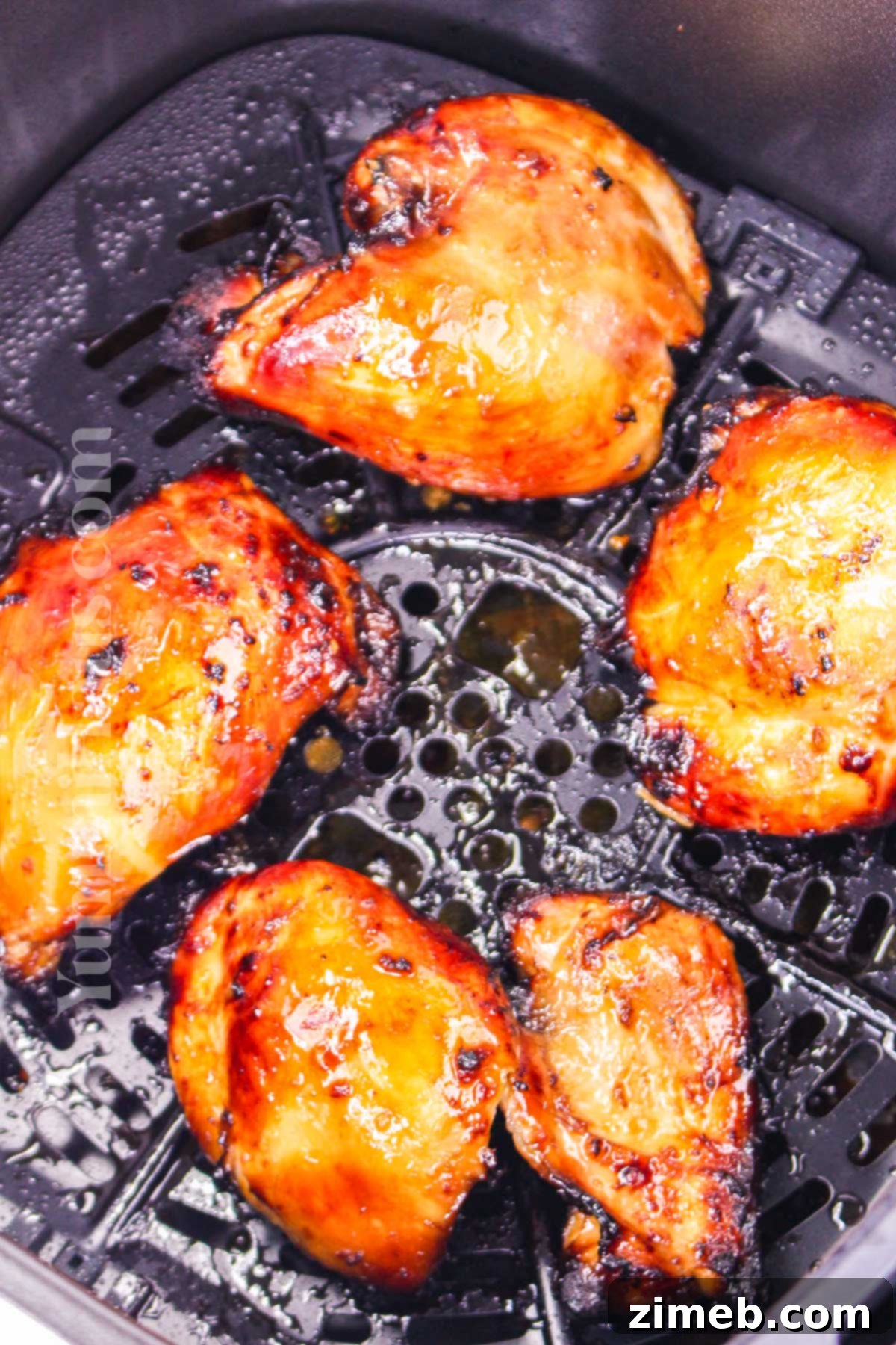 Crispy Air Fryer Teriyaki Chicken Thighs 7 air fryer chicken dinner