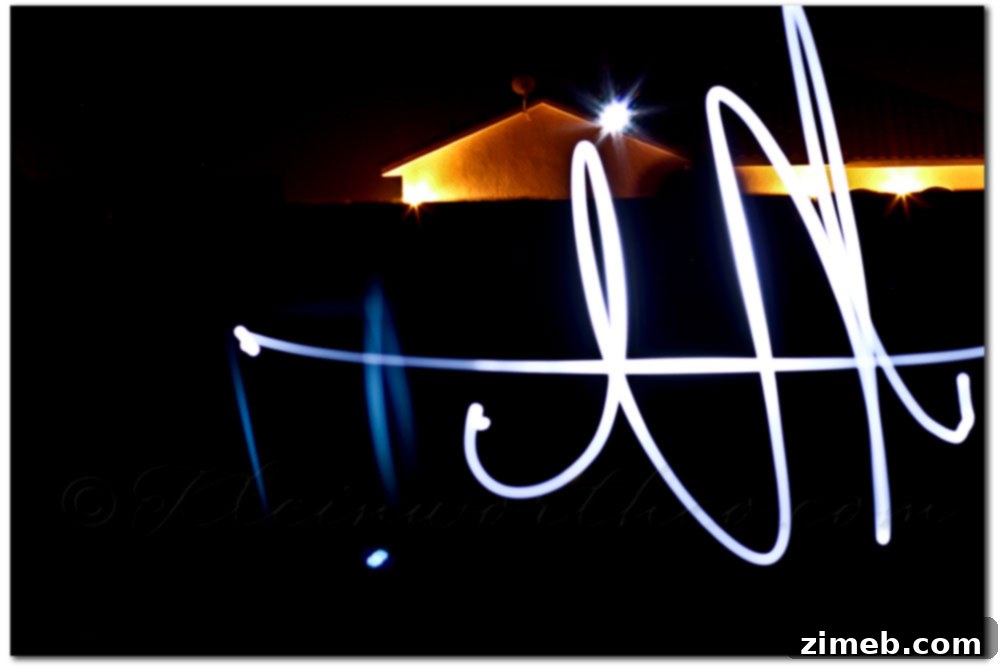 Drawing with Light Tutorial - Camera Settings