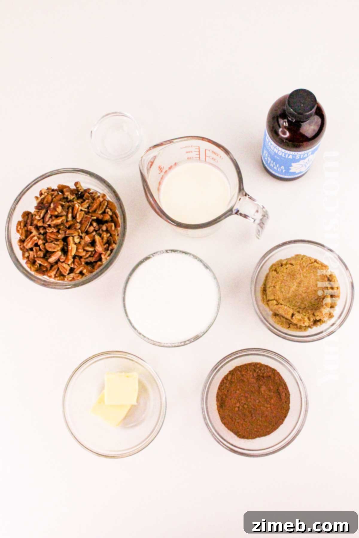 Chocolate Praline ingredients