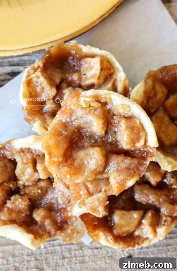 Individual French Apple Delights 6 Thanksgiving dessert - Mini French Apple Pies